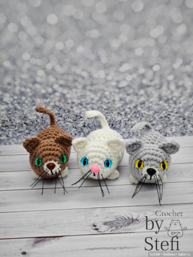 Стадо котиков — Вязаные игрушки и амигуруми: крючком
