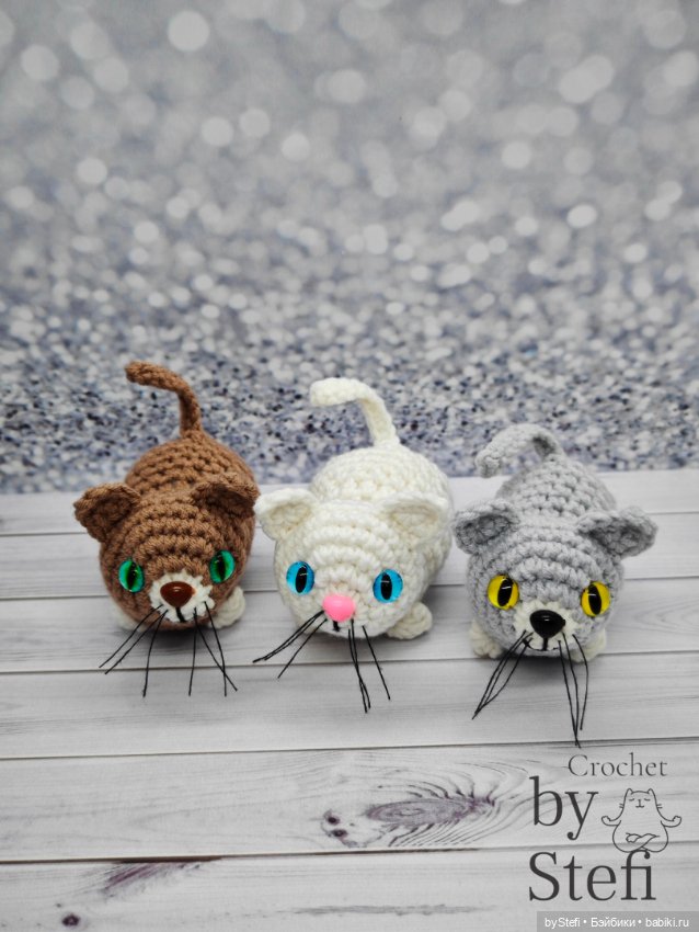 Стадо котиков — Вязаные игрушки и амигуруми: крючком (фото 2)