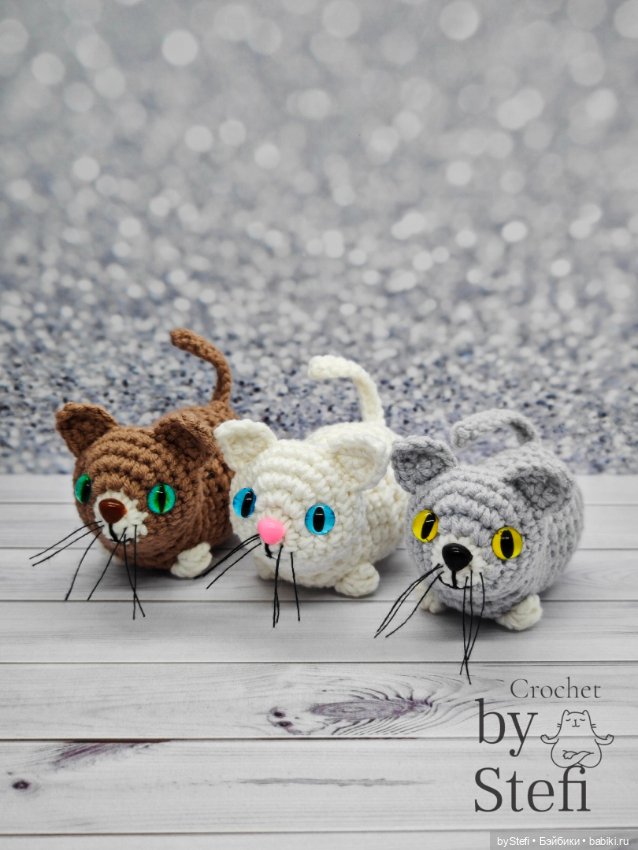 Стадо котиков — Вязаные игрушки и амигуруми: крючком (фото 4)