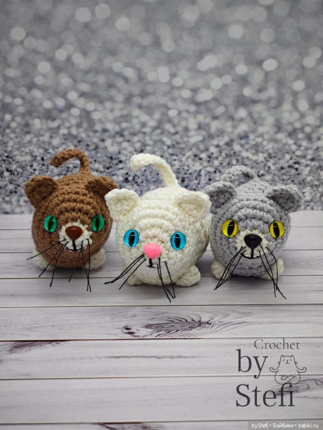 Стадо котиков — Вязаные игрушки и амигуруми: крючком