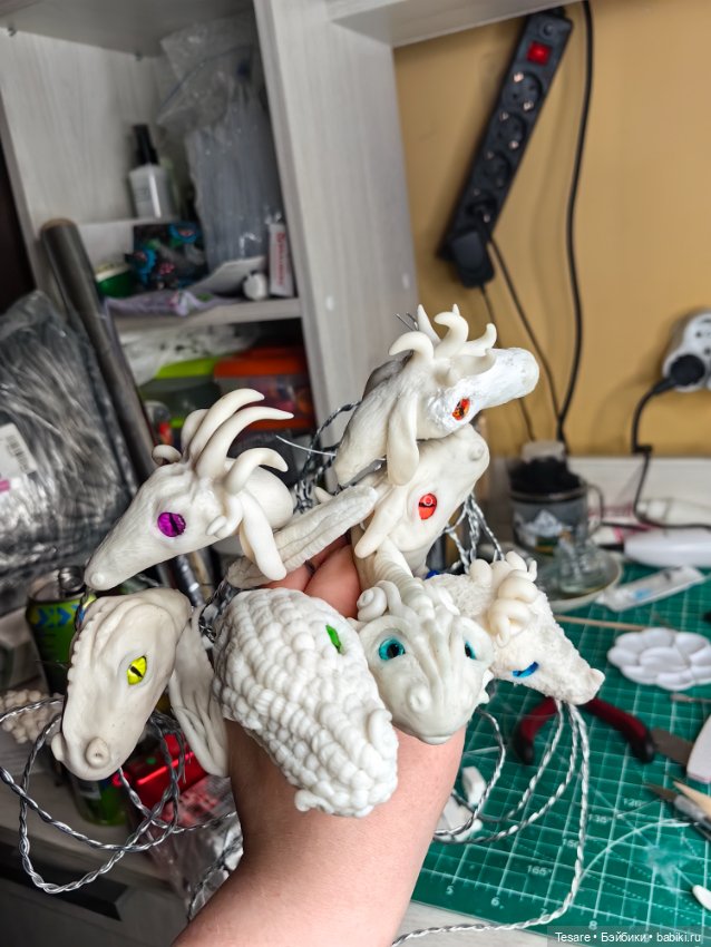 Букет или гидра — Лепка авторских игрушек и папье