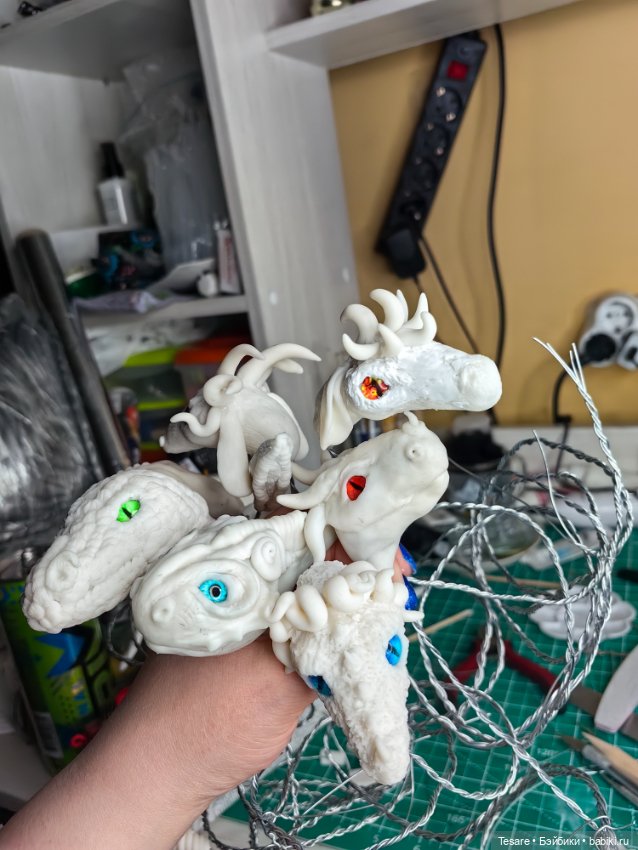 Букет или гидра — Лепка авторских игрушек и папье