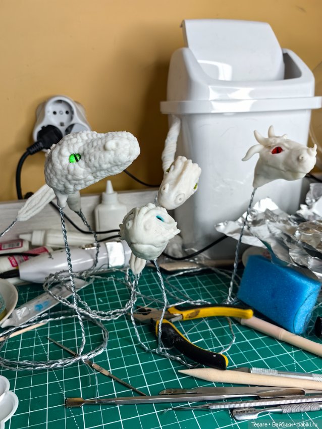 Букет или гидра — Лепка авторских игрушек и папье