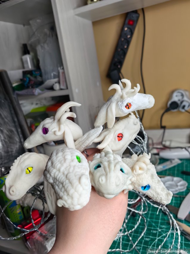 Букет или гидра — Лепка авторских игрушек и папье