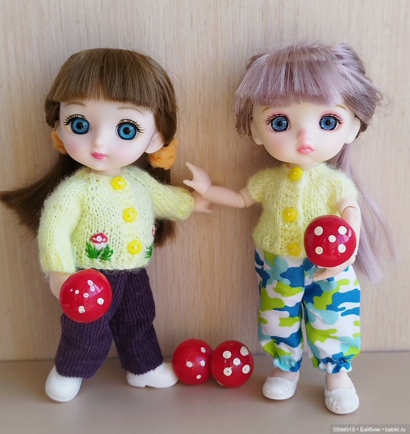Мия и мухоморы — Куклы Baboliy (Баболи (фото 8)