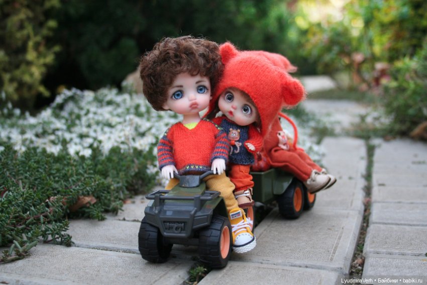 Оранжевая осень — Куклы Baboliy (Баболи (фото 7)