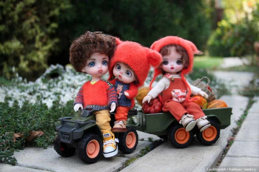 Оранжевая осень — Куклы Baboliy (Баболи (фото 6)