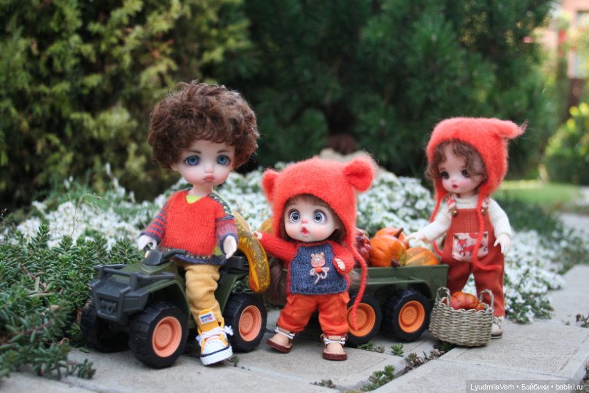Оранжевая осень — Куклы Baboliy (Баболи (фото 3)
