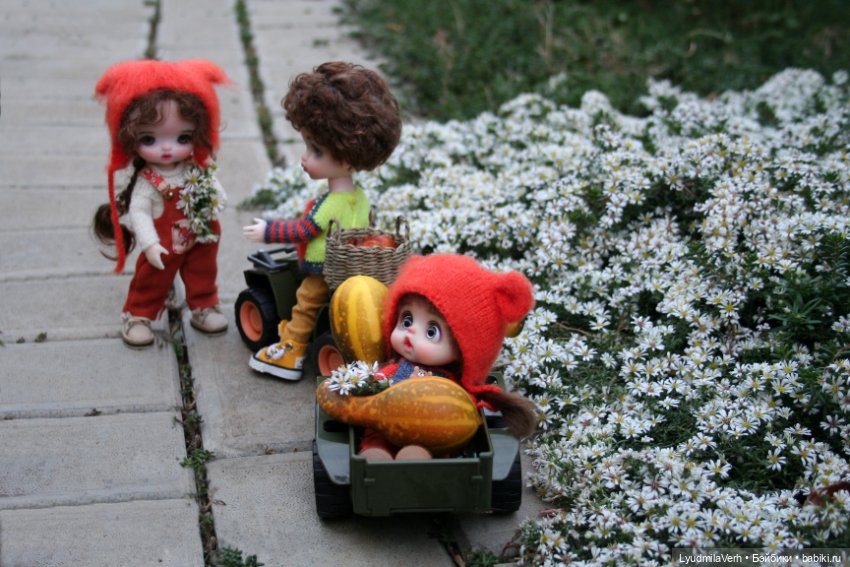 Оранжевая осень — Куклы Baboliy (Баболи (фото 4)