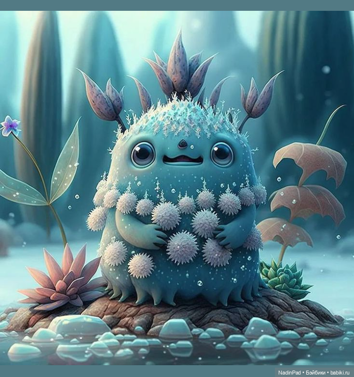 Снежные монстры для настроения от нейросети (фото 8)