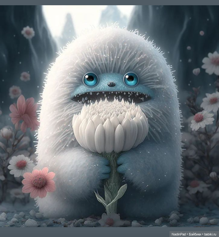 Снежные монстры для настроения от нейросети (фото 3)