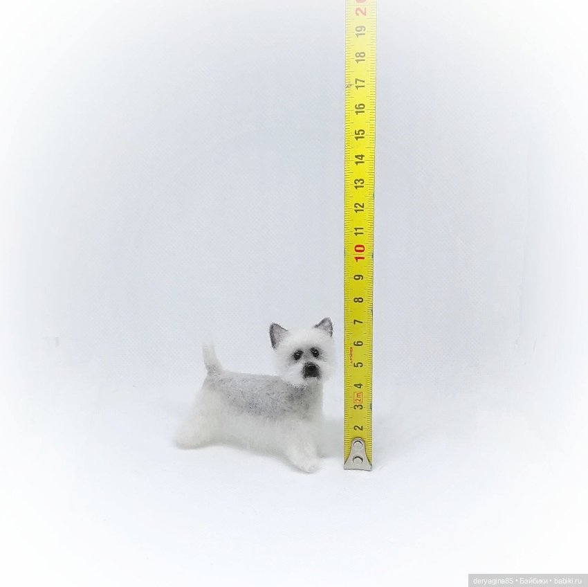 Вест-хайленд-уайт-терьер — Валяные игрушки из шерсти: сухое валяние