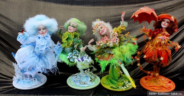 Авторские куклы Елены Михайловой