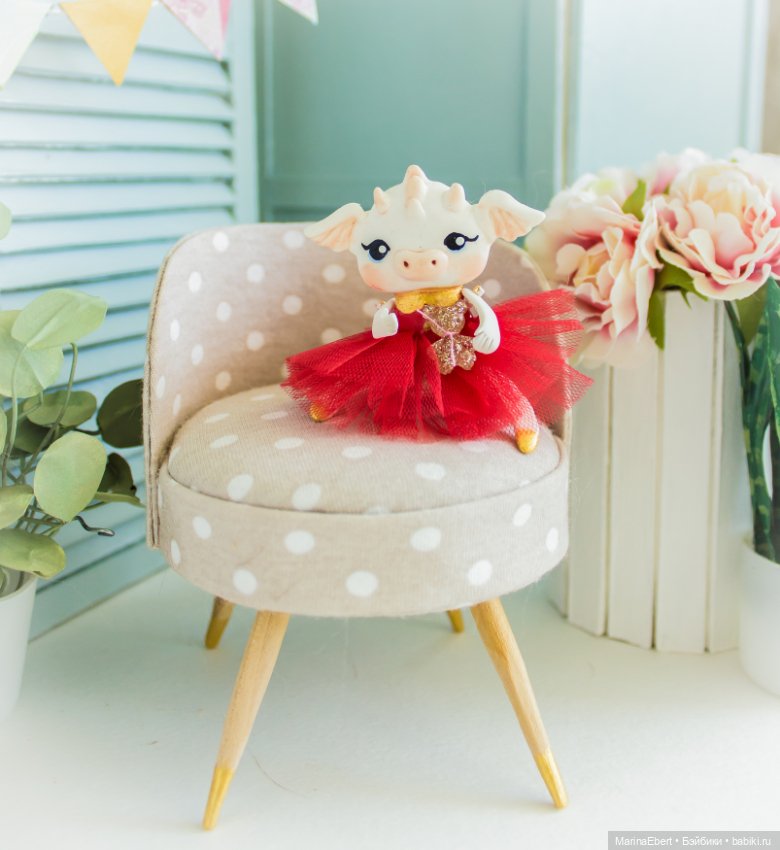 Дракошка Вэлари — Лепка авторских игрушек и папье (фото 9)