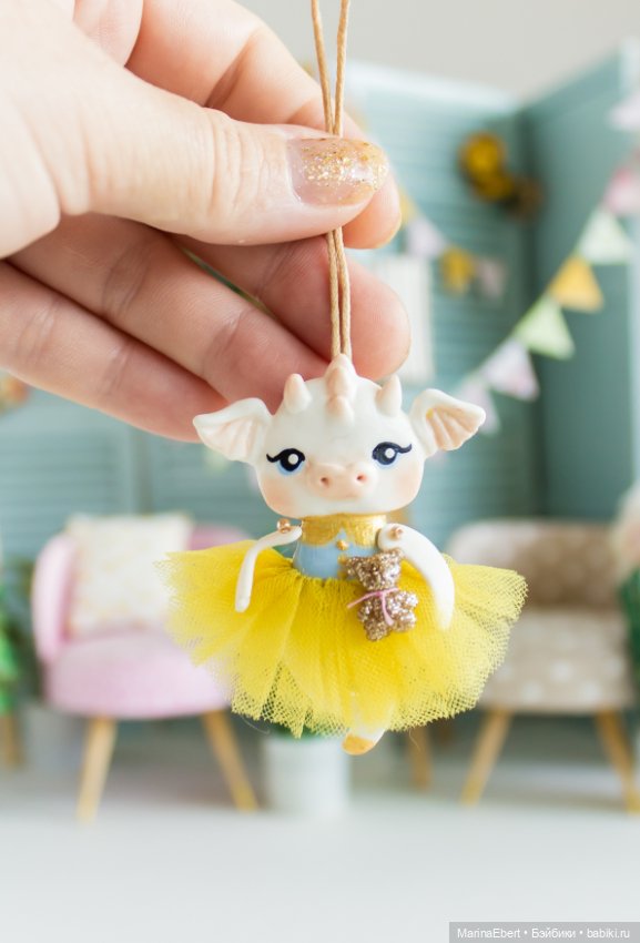 Дракошка Кэрри — Лепка авторских игрушек и папье (фото 4)