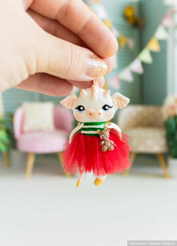 Дракошка Вики — Лепка авторских игрушек и папье (фото 6)