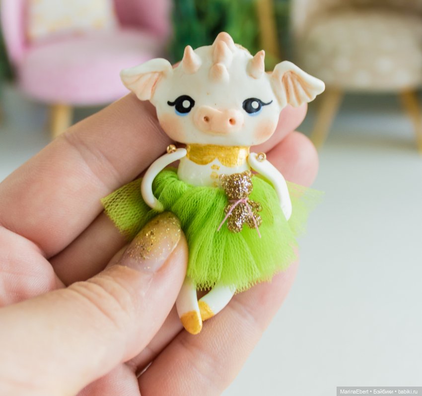 Дракошка Аллин — Лепка авторских игрушек и папье (фото 6)