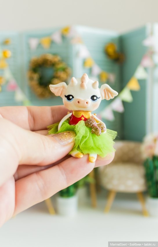 Дракошка Дэрил — Лепка авторских игрушек и папье (фото 4)