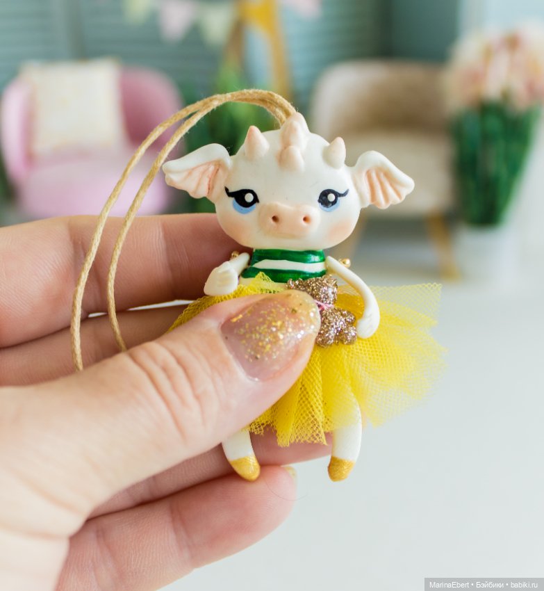 Дракошка Лори — Лепка авторских игрушек и папье (фото 3)