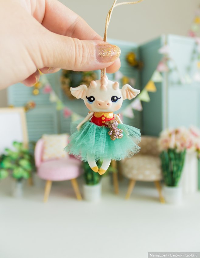 Дракошка Вера — Лепка авторских игрушек и папье (фото 2)