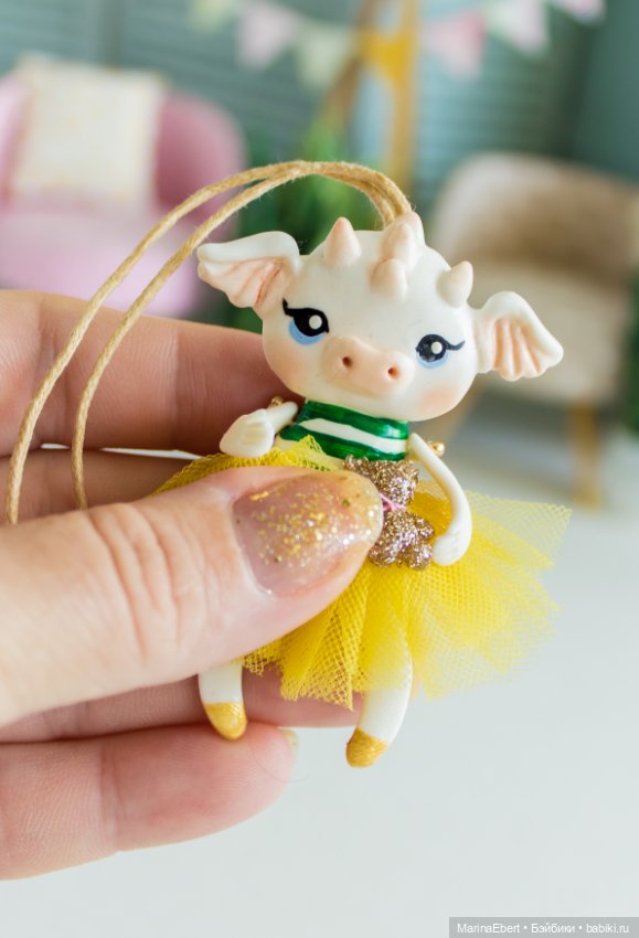 Дракошка Лори — Лепка авторских игрушек и папье (фото 4)