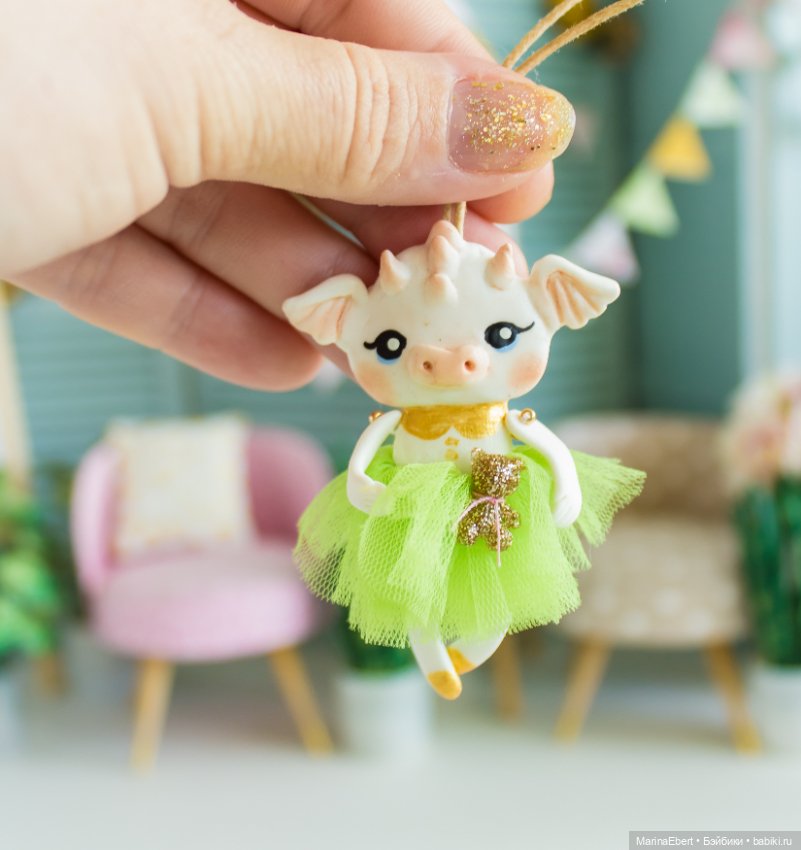 Дракошка Аллин — Лепка авторских игрушек и папье (фото 2)