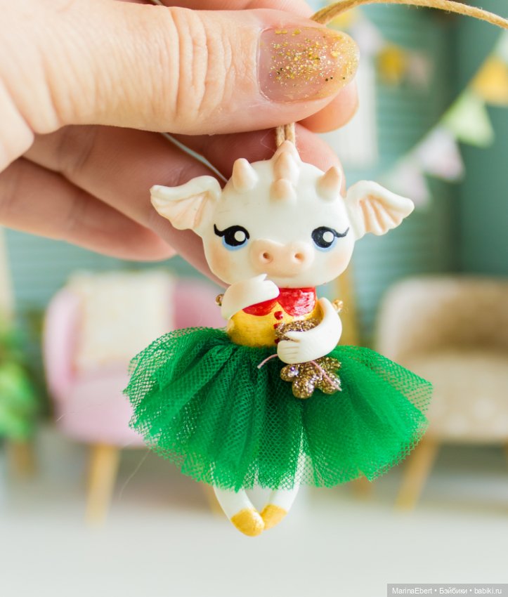 Дракошка Марина — Лепка авторских игрушек и папье (фото 2)