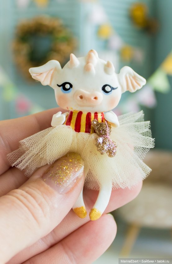 Дракошка Марли — Лепка авторских игрушек и папье (фото 5)