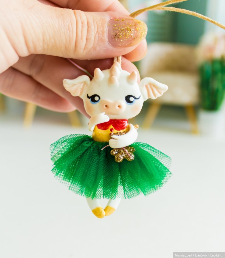 Дракошка Марина — Лепка авторских игрушек и папье (фото 7)