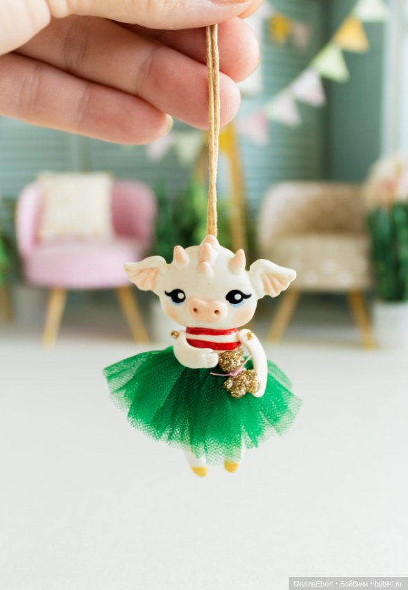 Дракошка Лили — Лепка авторских игрушек и папье (фото 2)