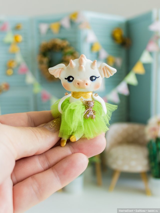 Дракошка Аллин — Лепка авторских игрушек и папье (фото 9)