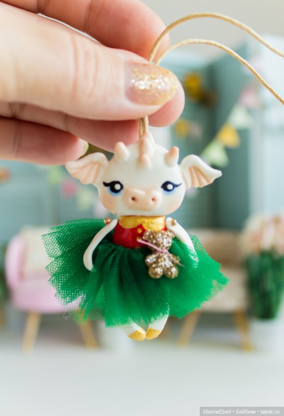 Дракошка Лизи — Лепка авторских игрушек и папье (фото 7)