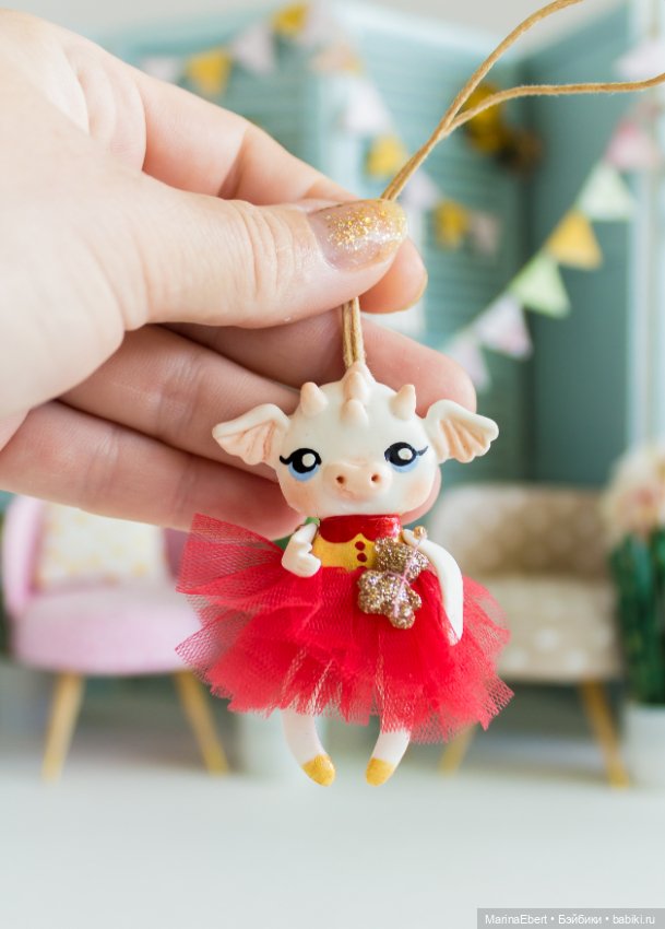 Дракошка Мэри — Лепка авторских игрушек и папье (фото 6)