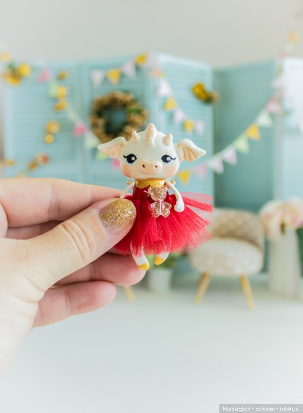 Дракошка Вэлари — Лепка авторских игрушек и папье