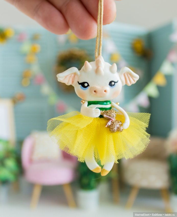 Дракошка Лори — Лепка авторских игрушек и папье