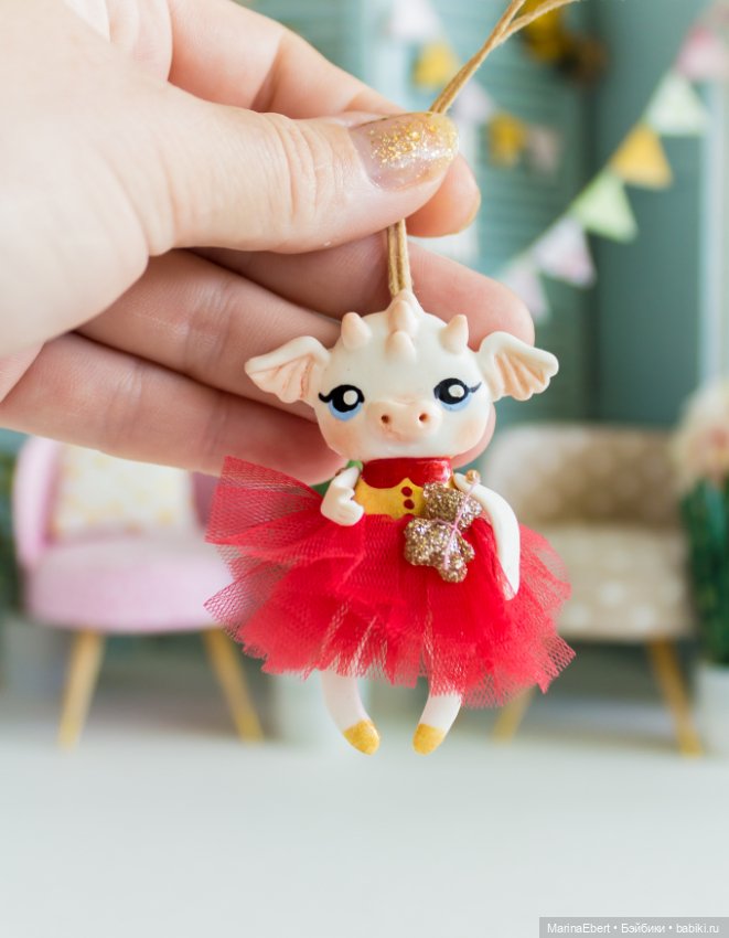 Дракошка Мэри — Лепка авторских игрушек и папье