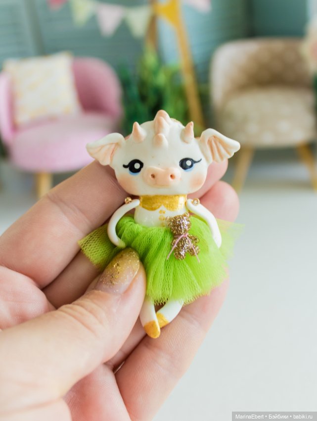 Дракошка Аллин — Лепка авторских игрушек и папье (фото 10)