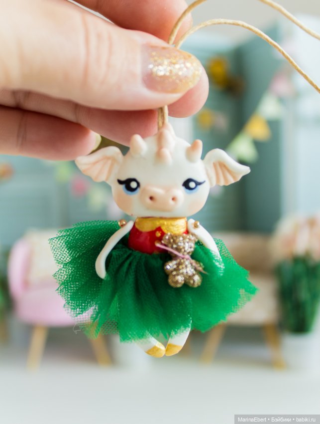 Дракошка Лизи — Лепка авторских игрушек и папье