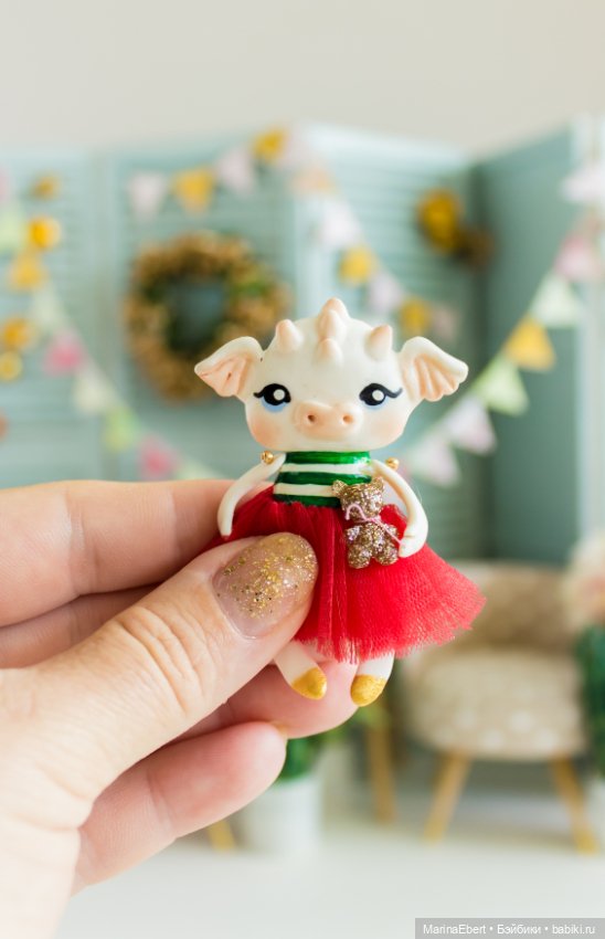 Дракошка Вики — Лепка авторских игрушек и папье (фото 5)