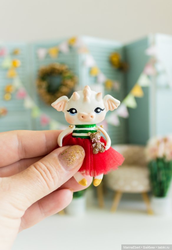 Дракошка Вики — Лепка авторских игрушек и папье (фото 3)