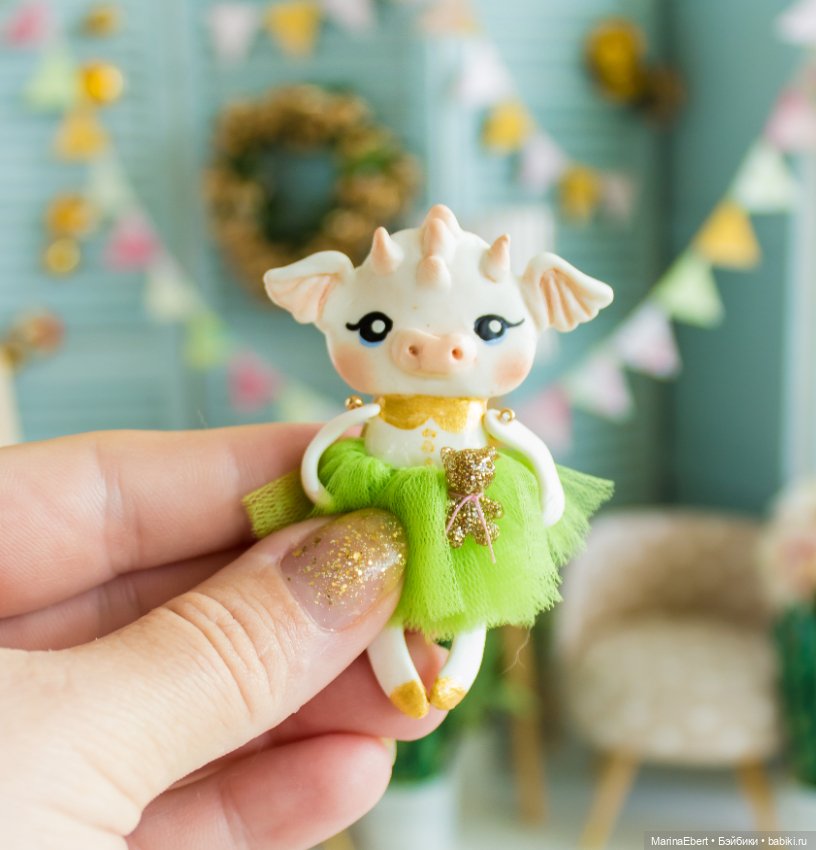 Дракошка Аллин — Лепка авторских игрушек и папье (фото 3)