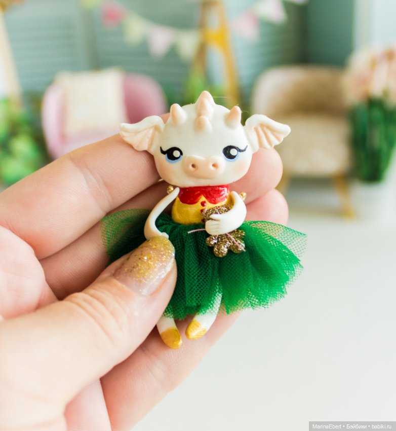 Дракошка Марина — Лепка авторских игрушек и папье (фото 3)