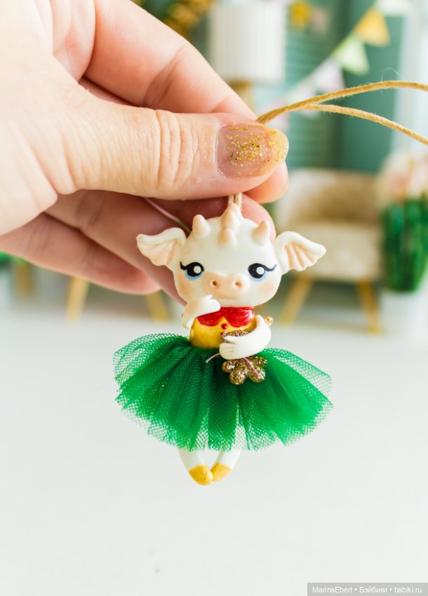 Дракошка Марина — Лепка авторских игрушек и папье