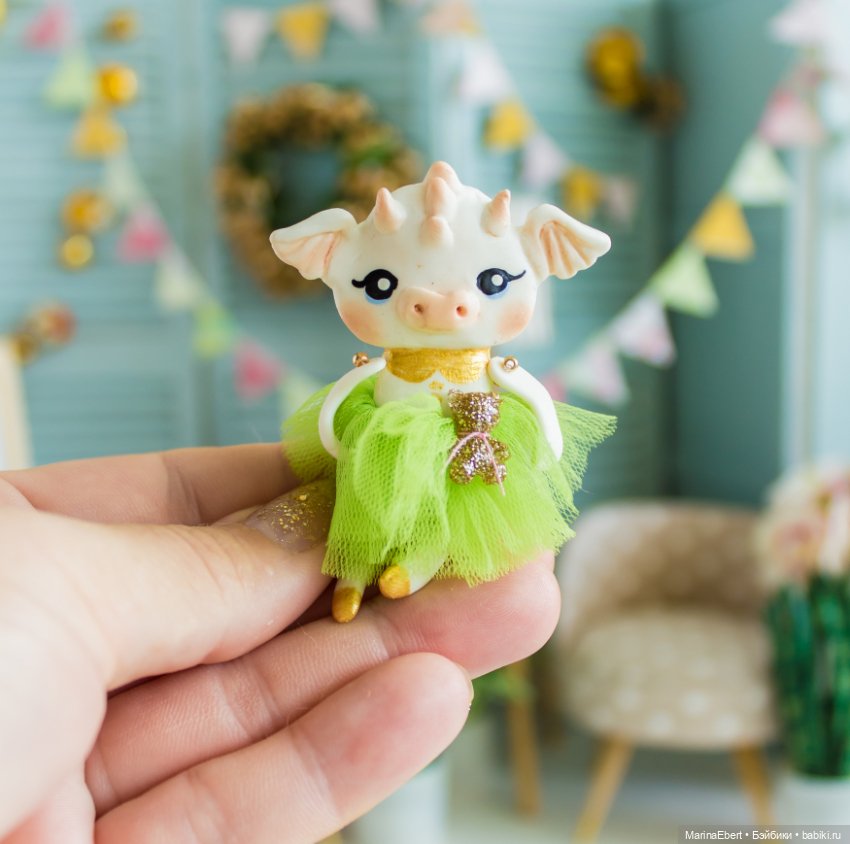 Дракошка Аллин — Лепка авторских игрушек и папье (фото 5)