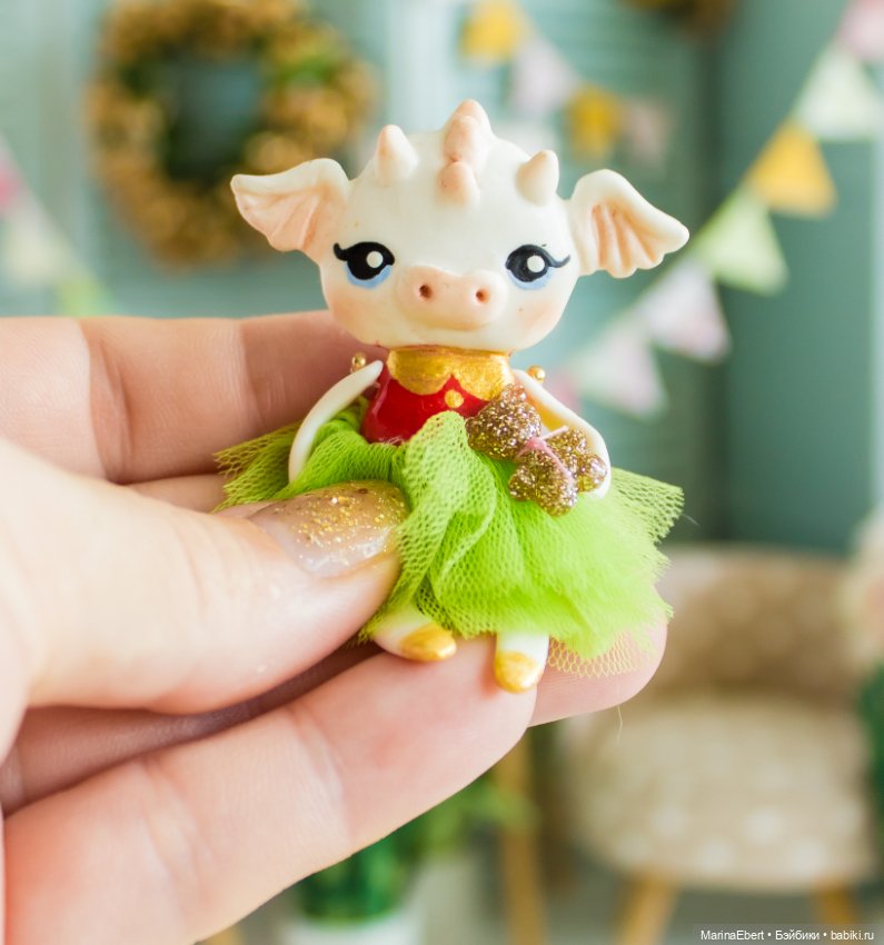 Дракошка Дэрил — Лепка авторских игрушек и папье (фото 5)