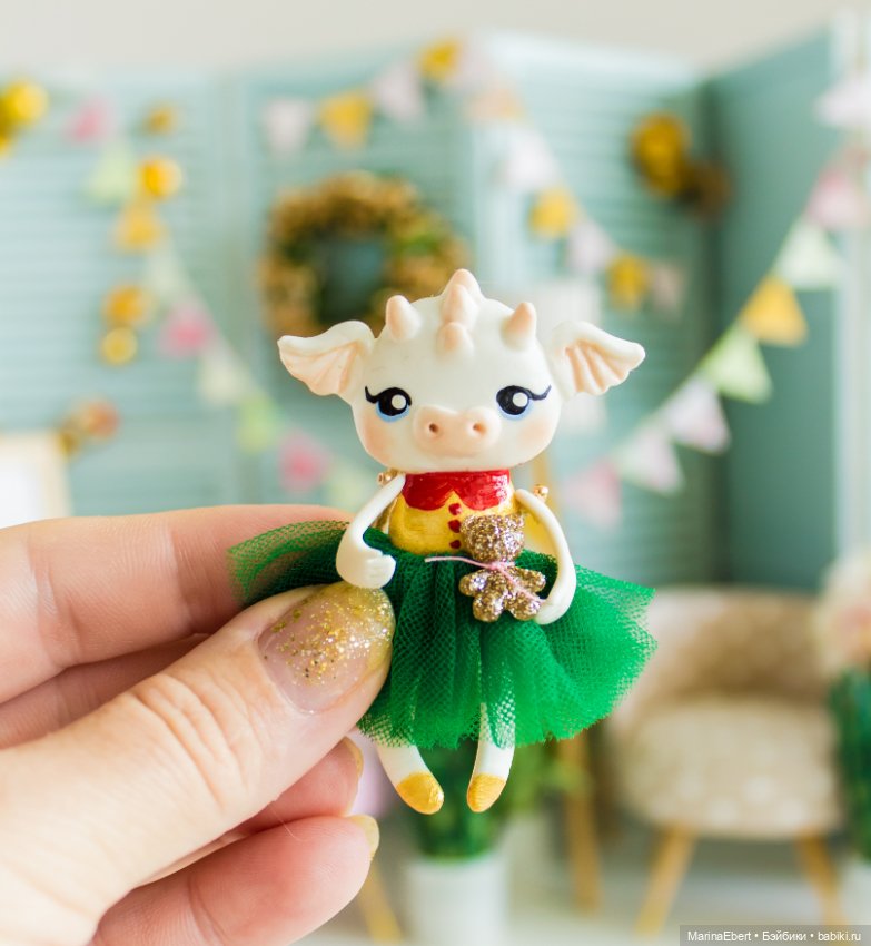 Дракошка Марина — Лепка авторских игрушек и папье (фото 4)