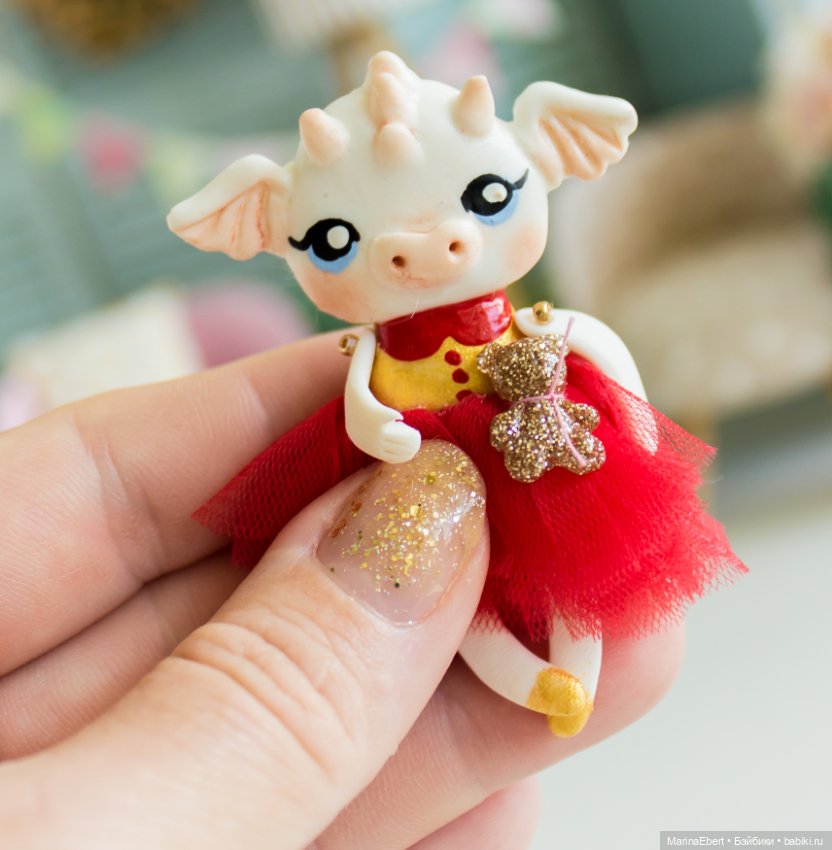 Дракошка Мэри — Лепка авторских игрушек и папье (фото 3)