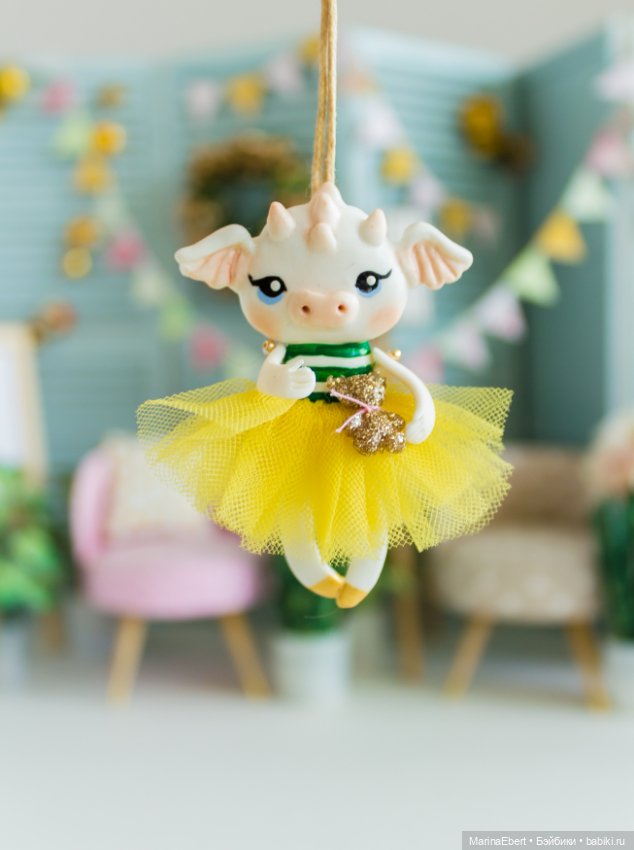 Дракошка Лори — Лепка авторских игрушек и папье (фото 2)