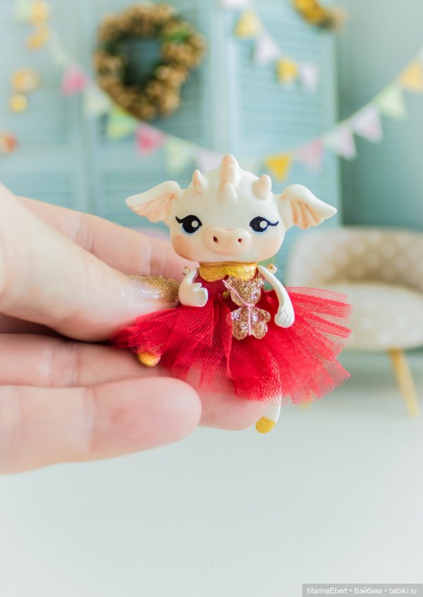 Дракошка Вэлари — Лепка авторских игрушек и папье (фото 4)