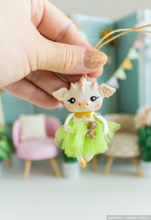 Дракошка Аллин — Лепка авторских игрушек и папье (фото 8)